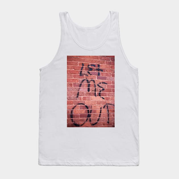 Brick Wall Message Tank Top by Cynthia48